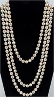 Jewelry Lot of 3 Strands of Pearls 14k