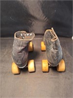 Vintage Pair Of Four Wheel Roller Skates