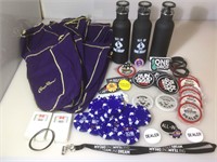 Lot of Crown Royal purple bags w/Poker