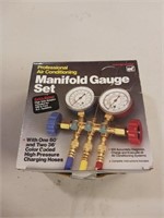 Professional AC manifold gauge set
