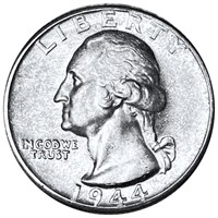 1944-D Washington Silver Quarter UNCIRCULATED