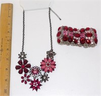 Kohl's Color Berry Fashion Necklace, Bracelet