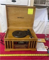 Detrola Record , Disc, Radio Player