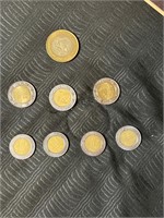 Lot of Mexican Coins  8  Coins Total