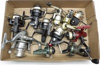 Box of Spinning Reels