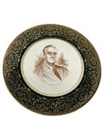 Franklin D. Roosevelt decorative plate imperial