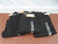 3 PAIR AEROPOSTALE HIGH RISE JEGGINGS BLACK