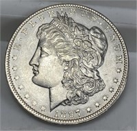 1897 P CRISP CLEAN Better Date Morgan Dollar