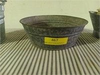 Galvanized pots