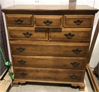 (AF) Empire wooden 8 drawer dresser measuring 42”