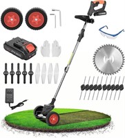 NEW! FEETE Weed Wacker, 21V 2Ah 3-in-1 Li-Ion