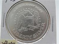 Liberty Silver 1 Oz Round