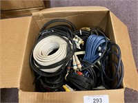 Large Box of Cables and Connectors