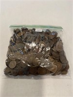 (500) Wheat Cents