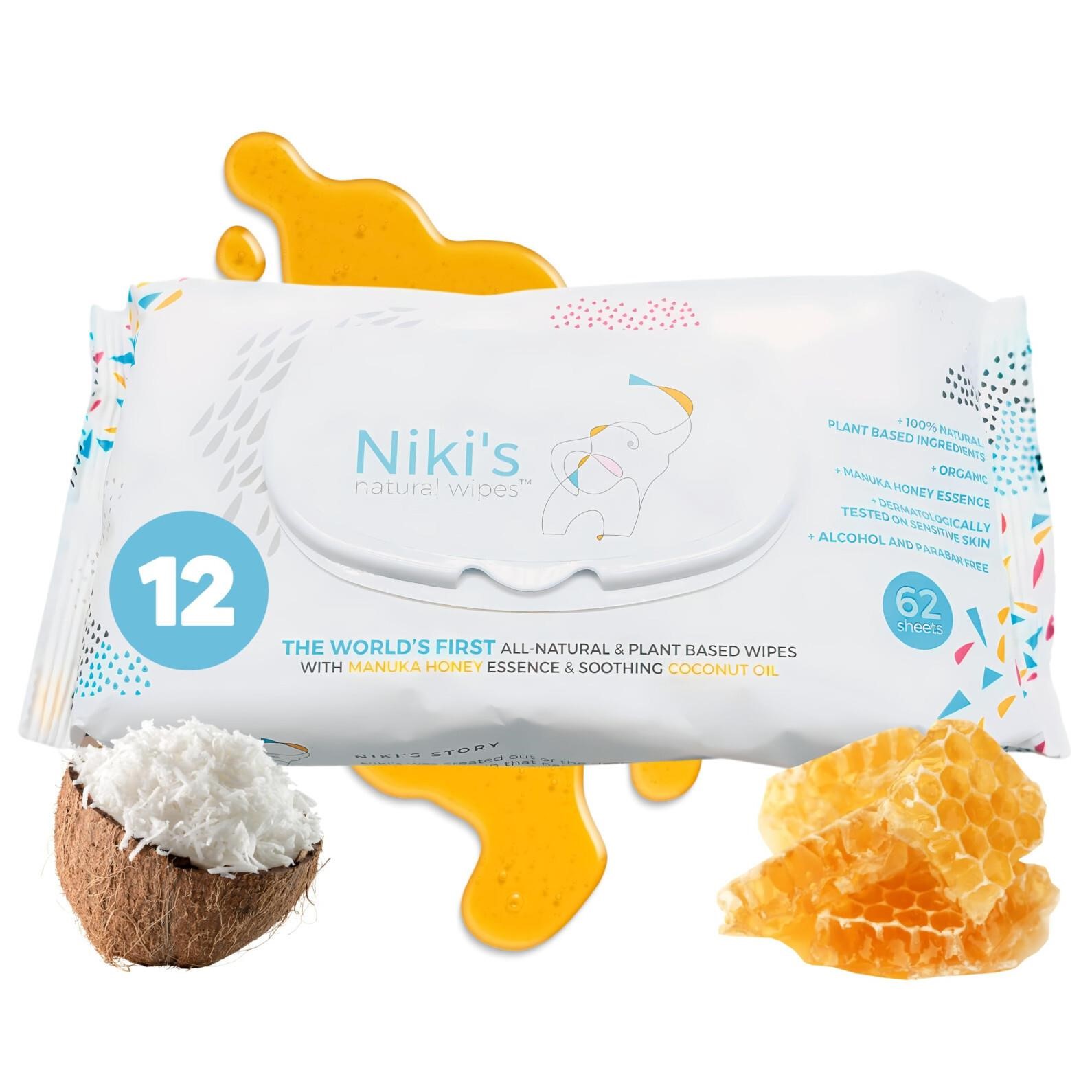 Niki's Natural Baby Wipes | Organic Baby Wipes Sen