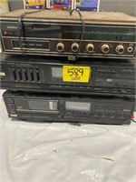 FISHER STEREO RECEIVER & CD CHANGER, SOUNDESIGN