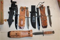 Assorted Knives, 3 USAF Survival knife clones,+
