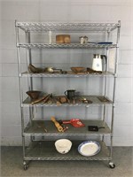 Assorted Vintage Kitchenware - Rack Not Included