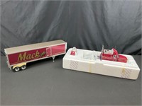 Franklin Mint Mack Truck and Trailer w Packaging