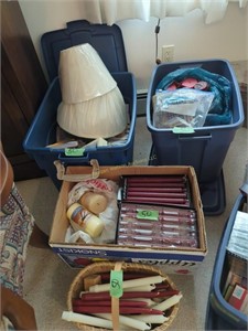 Large Lot Of Candles, Cards Etc As Shown