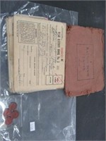 World War II Ration Books and OPA Tokens