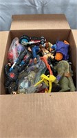 Box of Assorted Retro Figures