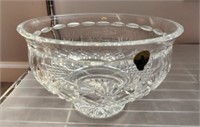 WATERFORD CRYSTAL FOOTED BOWL 8X5