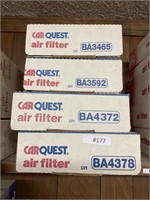 Car Quest air filters BA3465 BA3592 BA4372 BA4378