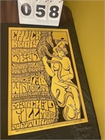 Chuck Berry and Grateful Dead Venue Poster