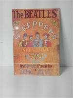 Vintage Heavy Tin Sign Beatles Sgt. PeppersU15E