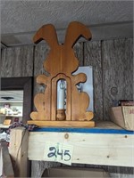 Wooden Rabbit Lamp