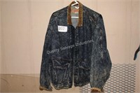vintage stonewash levis jean jacket size XL