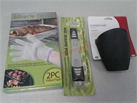 3 new kitchen items - Miracle glove, measuring