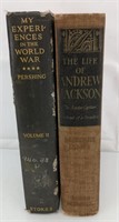 2 Vintage books Pershing is a first edition