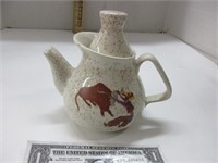 2006 red wing convention collectors tea pot