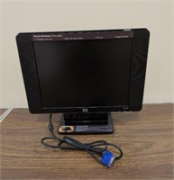HP computer monitor. - Rack 12