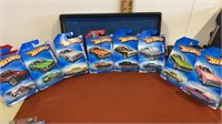 8 Miscellaneous lot of New Hot wheels on. Card