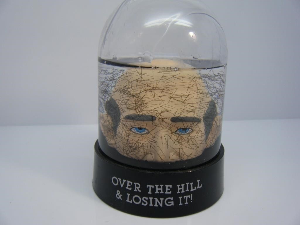 Enesco 1987 "Over the Hill & Losing it" water Dome