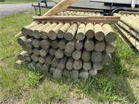 8ft x 3.5in wood posts