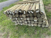 8ft x 3.5in wood posts