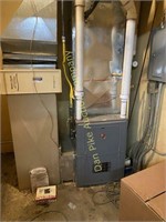 Rheem LP Gas furnace with central AC unit