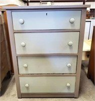 4-DRAWER PAINTED CHEST
