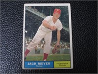 1961 TOPPS #111 JACK MEYER PHILLIES VINTAGE