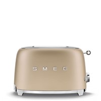 SMEG 2 Slice Retro Toaster (Matte Champagne)