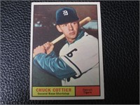 1961 TOPPS #13 CHUCK COTTIER TIGERS VINTAGE