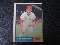 1961 TOPPS #341 JIM OWENS PHILLIES VINTAGE