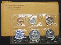 1959 US Mint Silver Proof Set in Envelope