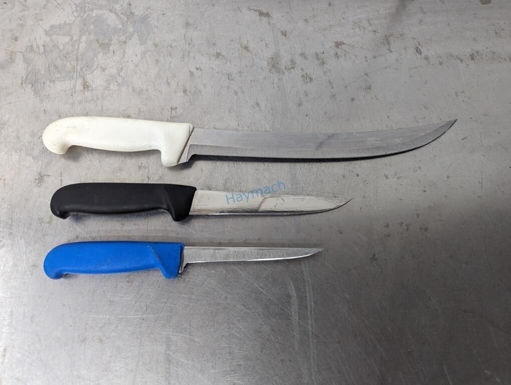 BUTCHER MEAT KNIFE, 10.5" - 17" *BID PER ITEM