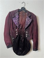 Vintage Gothic Embroidered Swallowtail Jacket