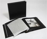 Black 12 Page Photo Book- Holds 24 Pictures